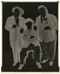 6 Negatives Featuring Moe Howard, His Family and The Three Stooges -- Various Sizes Including Four 8'' x 10'' -- Very Good